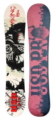 Сноуборд USD Pro VIKING 160 Black/Red/Cream (USB19M3P)