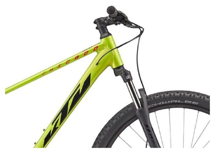 Велосипед KTM CHICAGO 292 рама L/48 салатовий