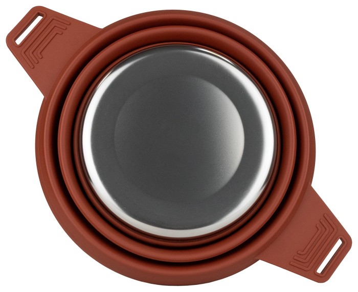 Каструля Tribe Collapsible Pot 2,5 л силіконова T-FF-0025, brown