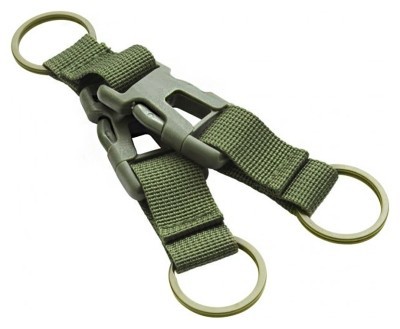Munkees 3689 брелок-фастекс Detachable Key Fob green