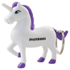 Munkees 1114 брелок-ліхтарик Unicorn LED white-purple