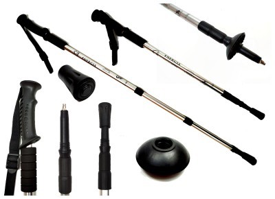 Палиця для скандинавської ходьби EasyFit Energia сіра