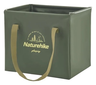 Складаний контейнер для води з ПВХ Naturehike CNH22SN002, 20л, темно-зелений