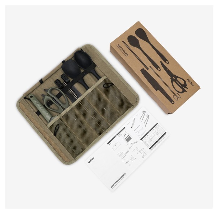 Набір кухонного посуду кемпінговий NexTool Outdoor Cooking set, 6 предметів