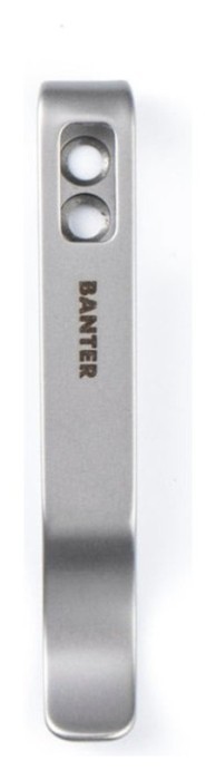 Кліпса кишенькова сталева для Civivi Baby Banter без гвинтів CA-07B