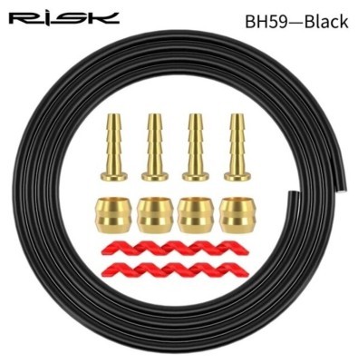 Сорочка гальмівного троса 2500мм RISK BH-59 RC115-1-1 чорний