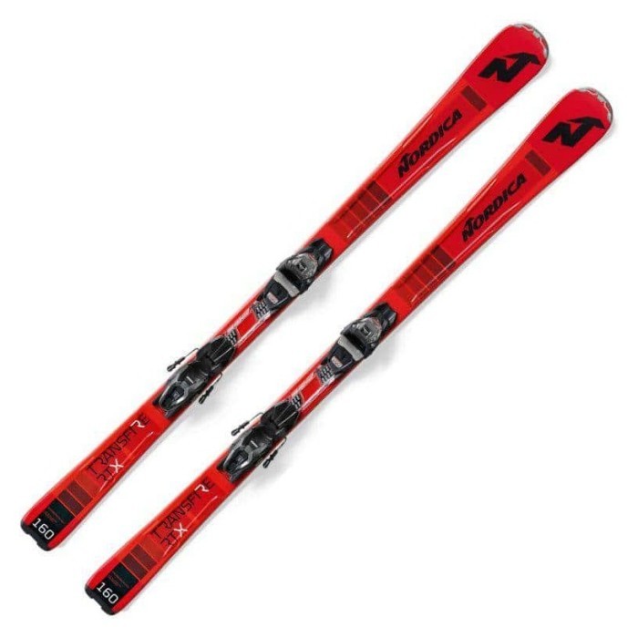 Лижі гірські (комплект) Nordica TRANSFIRE RTX FDT+TP2 COMP 10 160см Red/black (0A9319+0C8020SA)
