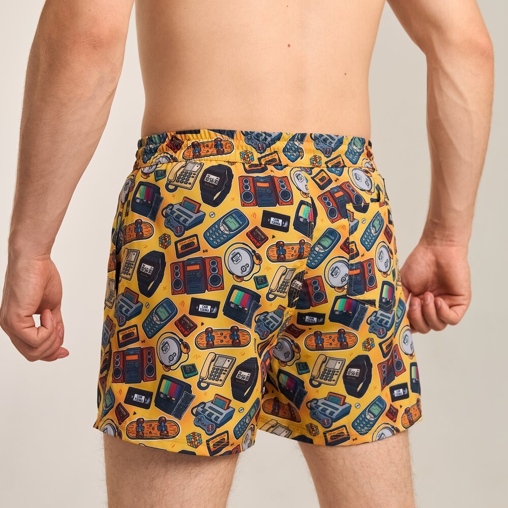 Принтовані чоловічі шорти для плавання Pobedov Pool day Patern