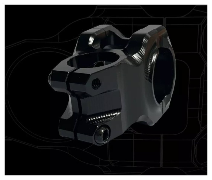 Винос керма ODI Flight Control Stealth 35mm 0 Rise Black