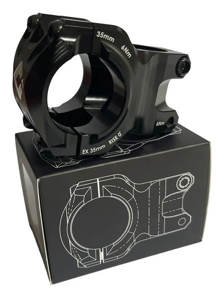 Винос керма ODI Flight Control Stealth 35mm 0 Rise Black