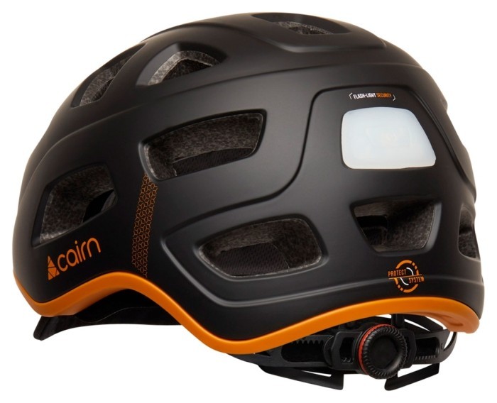 Велошлем Cairn Quartz LED USB black-cognac