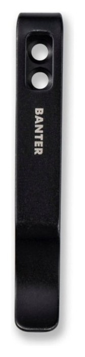 Кліпса кишенькова сталева чорна для Civivi Baby Banter без гвинтів CA-07A