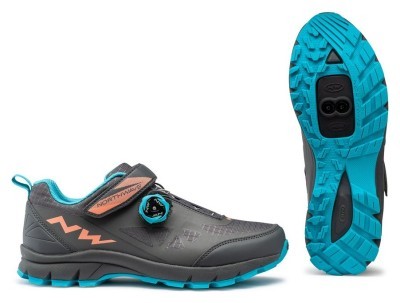 Туфлі велосипедні Northwave CORSAIR WOMAN 37 (6.5US) Anthra/blue/coral (80193046)