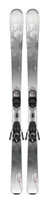 Лижі гірські комплект K2 LUVIT 76+ERP 10 TL COMPACT 149см Grey/black/white (10A0403.122.1+10A1009.122.1)