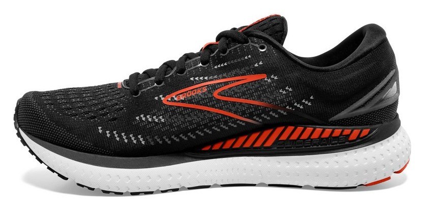 Кросівки чоловічі Brooks GLYCERIN GTS 19 M 41 (8.0US) 075 Black/grey/red clay (1103571D075)