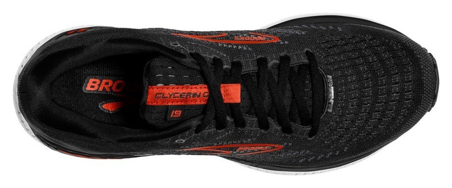 Кросівки чоловічі Brooks GLYCERIN GTS 19 M 41 (8.0US) 075 Black/grey/red clay (1103571D075)