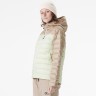Picture Organic куртка пуховая Mid Puff Down W 2025 lime cream-roebuck S Фото - 2