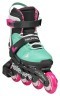 Ролики Rollerblade Microblade XT black-sea green Фото - 3