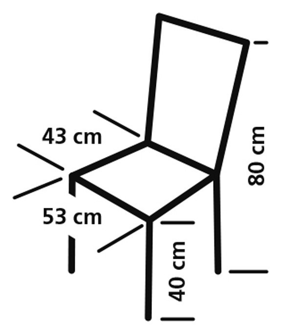 Cтілець туристичний Eurotrail LAUSANNE Azure/black (ETCF0691)