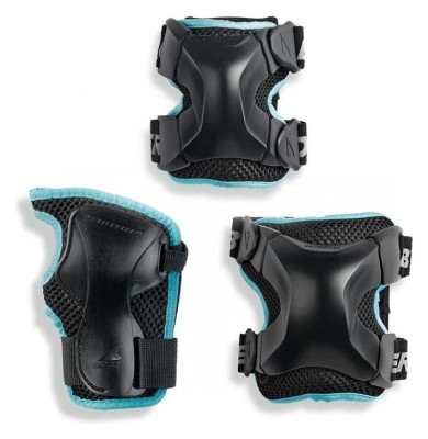 Захисний комплект Rollerblade X-GEAR W 3 PACK L Black (067P0300)