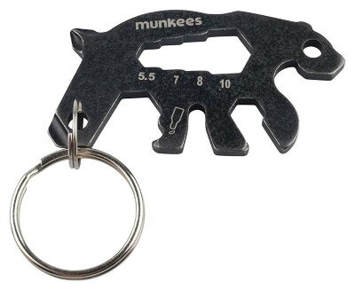 Munkees 2536 брелок-мультінструмент Tool Bear black