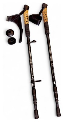 Палиці для скандинавської ходьби 553 Bavar Sport (чорний)