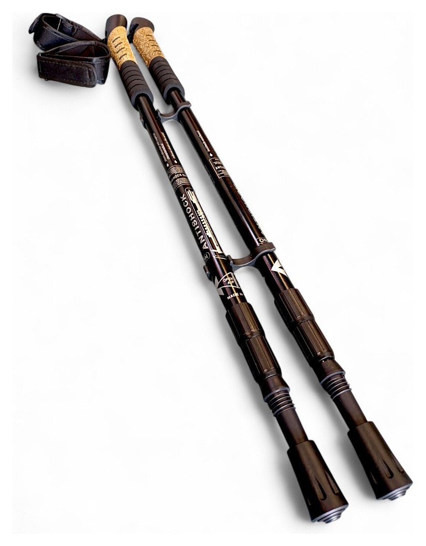 Палиці для скандинавської ходьби 553 Bavar Sport (чорний)