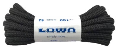 Шнурки LOWA ATC Mid 160 cm black-black
