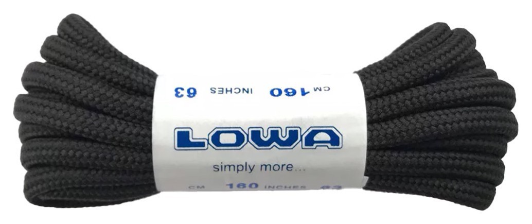 Шнурки LOWA ATC Mid 160 cm black-black