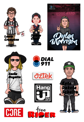 Наклейка (стікер) колаборація 046915