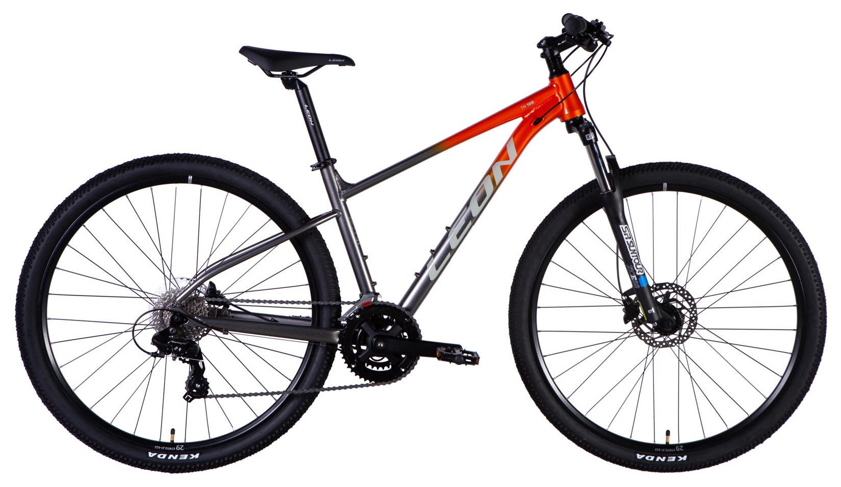 Велосипед AL 29" Leon TN 100 HDD рама-17" помаранчевий зі сріблястим 2025