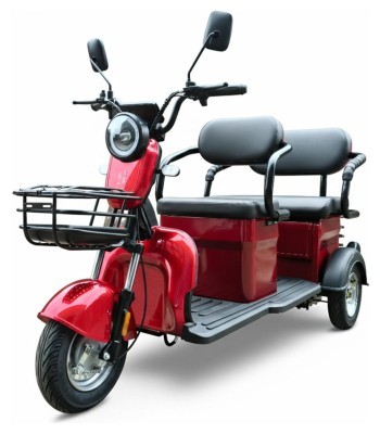 Електроскутер триколісний SPACE SHUTTLE XL 72B 1000Вт 20А*г барабан/барабан свинцево-кислотний червоний 2026