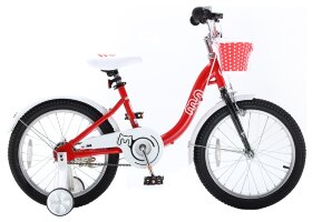 Велосипед дитячий RoyalBaby Chipmunk MM Girls 18", OFFICIAL UA, червоний