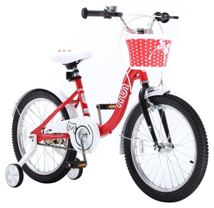 Велосипед дитячий RoyalBaby Chipmunk MM Girls 18", OFFICIAL UA, червоний