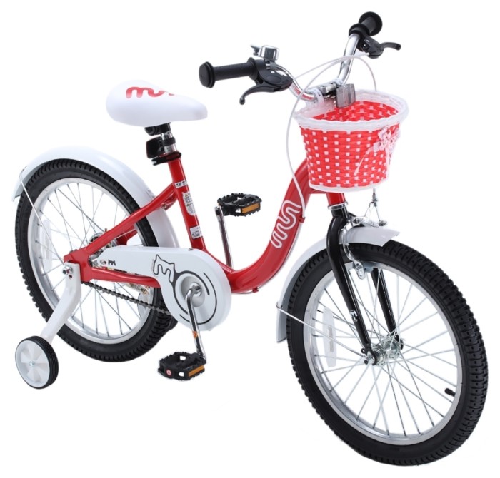 Велосипед дитячий RoyalBaby Chipmunk MM Girls 18", OFFICIAL UA, червоний