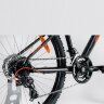 Велосипед KTM CHICAGO 272 27.5 " рама M / 43, чорний матовий (Помаранчевий), 2022 Фото - 6