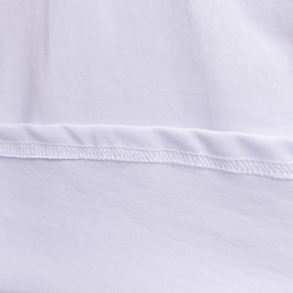 Однотонна біла футболка для чоловіків. Чоловіча біла футболка оверсайз Pobedov Nude