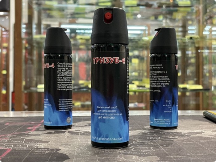 Газовий балончик Тризуб-4 (струменевий Перець)