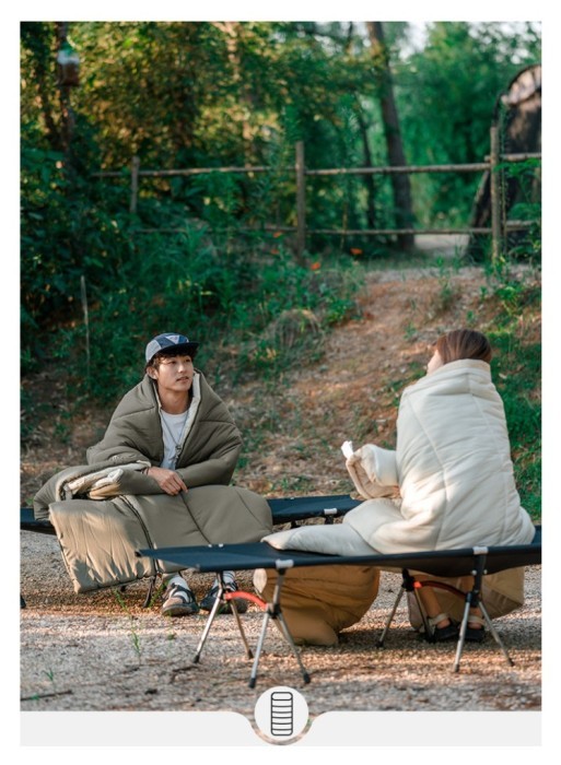 Спальник з капюшоном Naturehike LD350 CNK2300SD016, темно-зелений