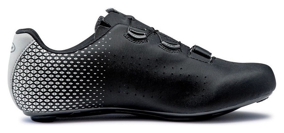Туфлі велосипедні Northwave CORE PLUS 2 M 42 (9.5US) Black/silver (80211012)