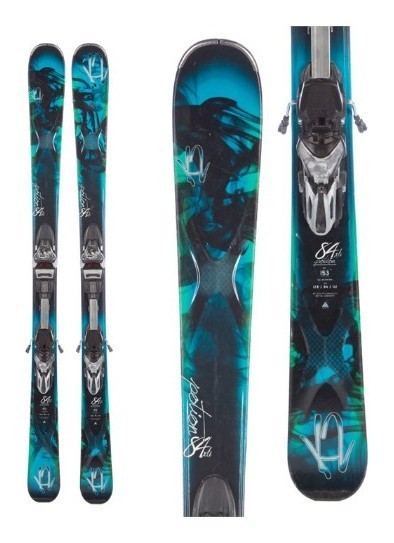 Лижі гірські комплект K2 POTION 84 XTI 11 TC+ERC 11.0 146см Blue/black/green (1040607.150.1+1041308.150.3)