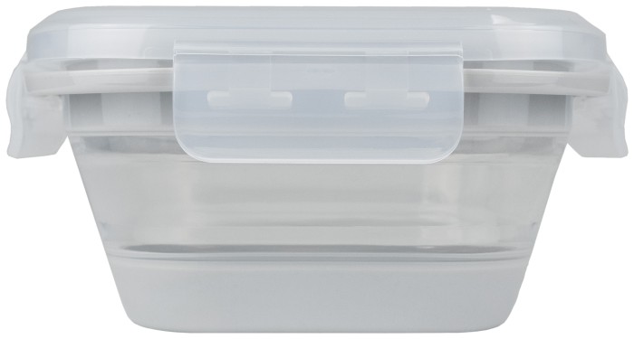 Контейнер Tribe Collapsible Container 500 мл силіконовий T-FF-0027, grey