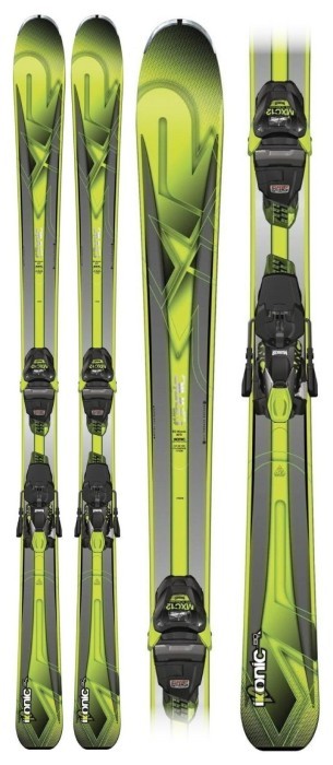 Ліжі гірські (комплект) K2 IKONIC 80TI+MXC 12 TPX TCX 177см Grey/light green/black (10A0001.162.1+10A1001.162.1)