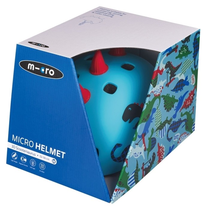 Захисний шолом MICRO -  СКУТЕРОЗАВР (52-56 сm, M)