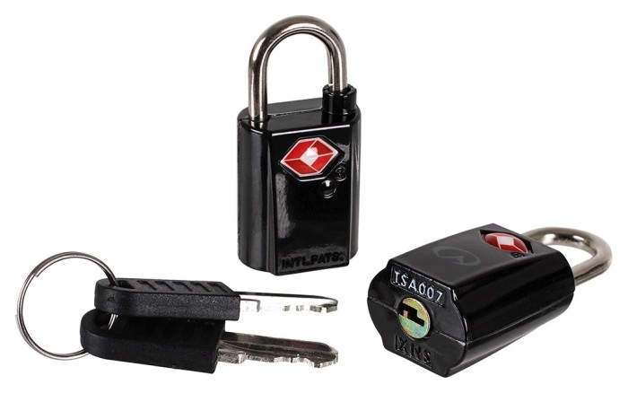 Замок Lifeventure TSA Mini Padlocks 2-Pack black
