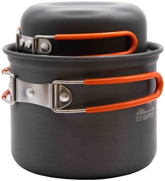 Набір посуду TRAMP з анодованого алюмінію на 1-2 персони 0,9/1,3л UTRC-075