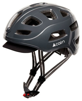 Велошлем Cairn Quartz LED USB shiny shadow