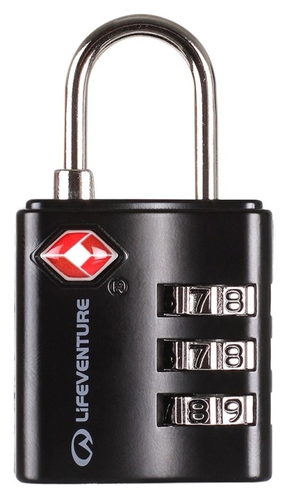 Замок Lifeventure TSA Combi Lock black