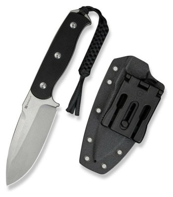 Ніж фіксований мисливський Sencut Toxodon, (11.6 см) 9Cr18MoV / G10 чорний