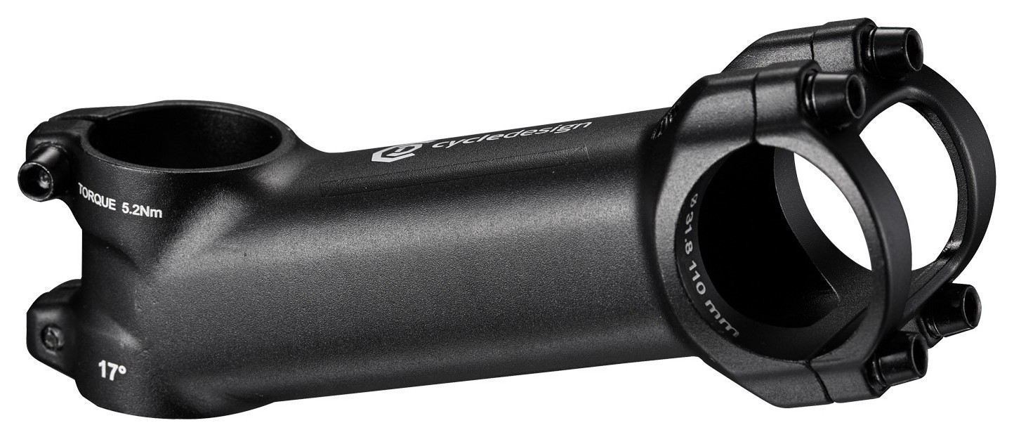 Винос руля для велосипеда Cycledesign FORGED -/+17° 90мм Black (HS0018)